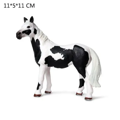 23 Type Optional Horse Model Hand Painted Action Figures Wild Steed Figurines PVC High Quality Educational Toys for Kids Gift - Цвет: M093