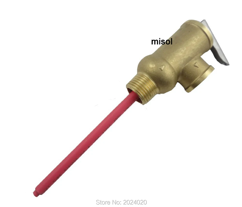 10 шт. латунный ТП клапан 3/" DN20, предохранительный клапан давления температуры