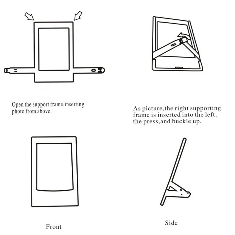 DIY Мини Platic фоторамка для рама для картин и фотографий-подходит Instax Мини-пленка для хранения драгоценных фотографий-подходит для фото приблизительно 3,9 дюймов