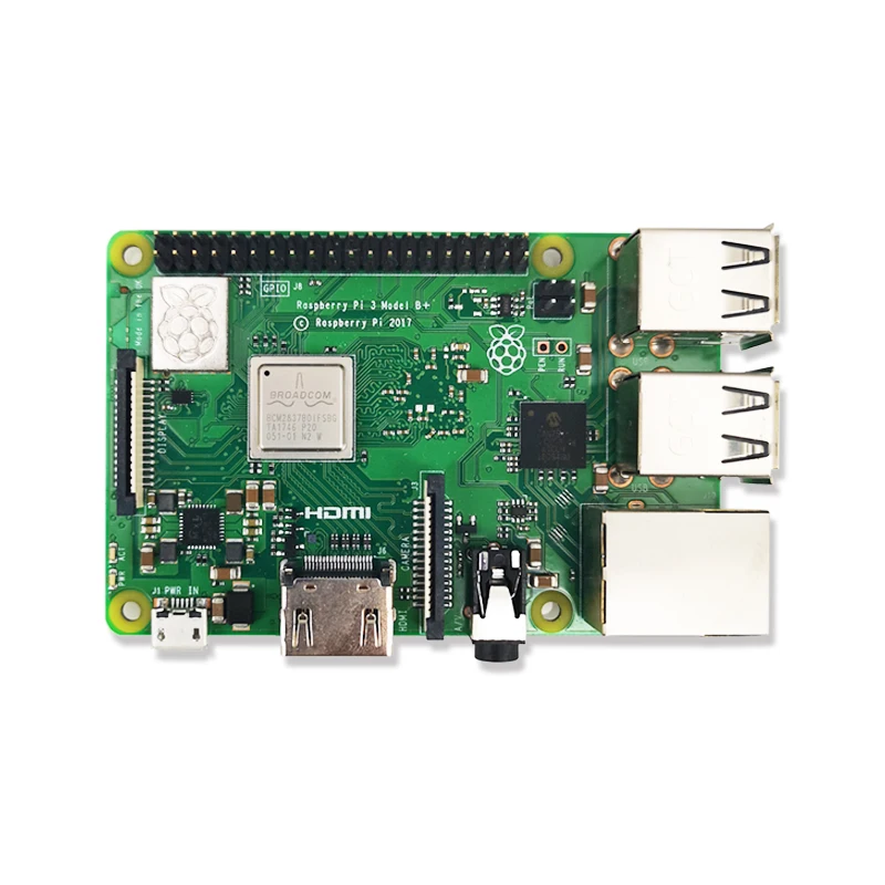 Günstig Original Element14 Raspberry Pi 3 Modell B B + Plus BCM2837 1,2G raspberry pi 3 mit 2,4G   5G WIFI 4,2 Bluetooth und PoE