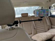 Car Headrest Clamp Mount + Tripod Adapter for GoPro Video Camera Camcorders DV Smartphones SJCAM 456000 Xiaomi yi Accessories