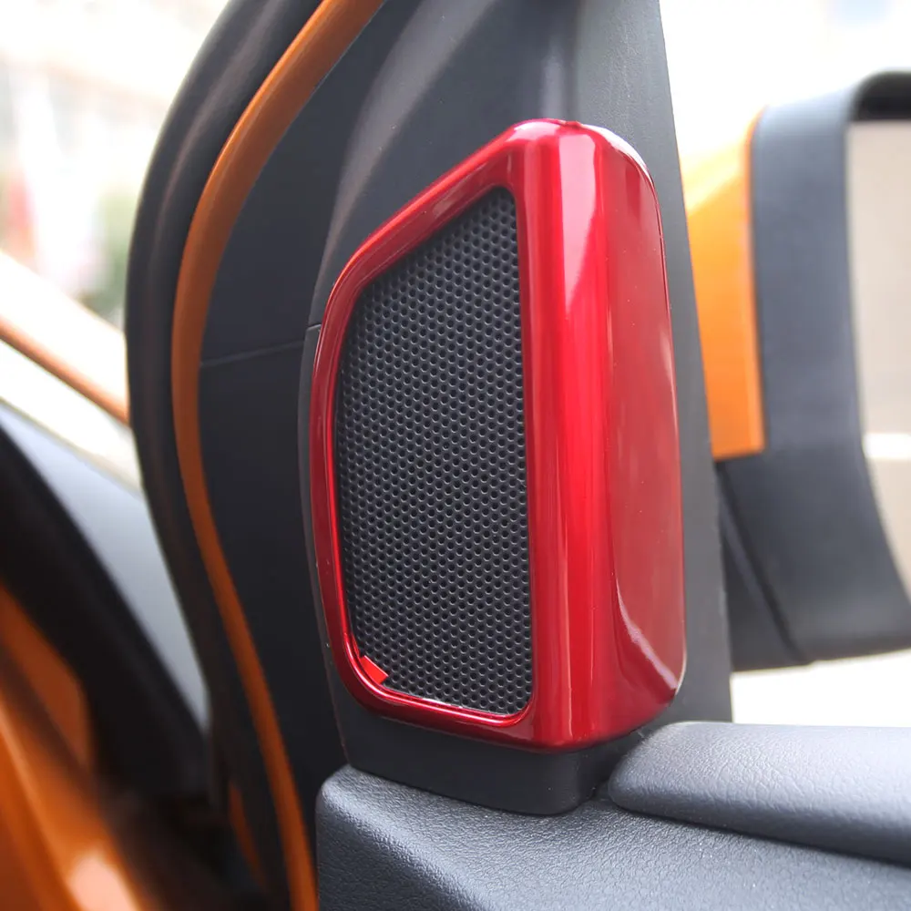 

2Pcs/Set A Pillar Audio Speaker Trim Decoration Sticker for Ford New Focus 3 4 MK3 MK4 2012 - 2017 Car Accessories