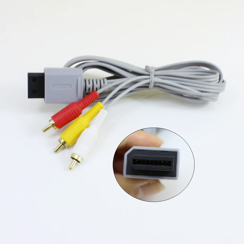 1.8m Audio Video AV Composite 3 RCA Cable for sharpest video for