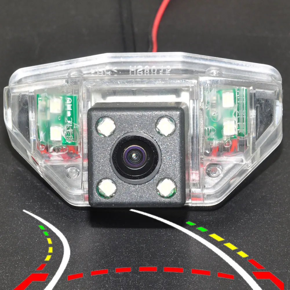 Интеллектуальная динамическая траектория треков автомобиля заднего вида парковочная резервная камера для Honda Pilot Accord Odyssey Acura TSX Civic EK FD