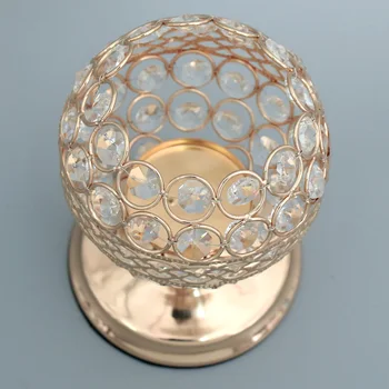 

8pcs Bling Crystal Votive Tealight Candle Holders Wedding Table Centerpieces