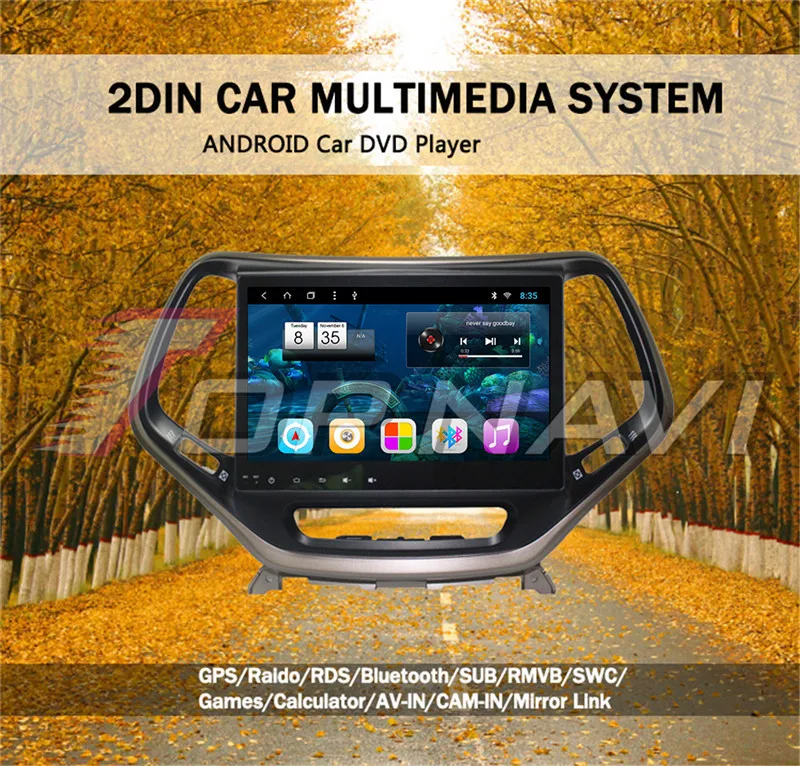  1 din For Jeep Cherokee 2016