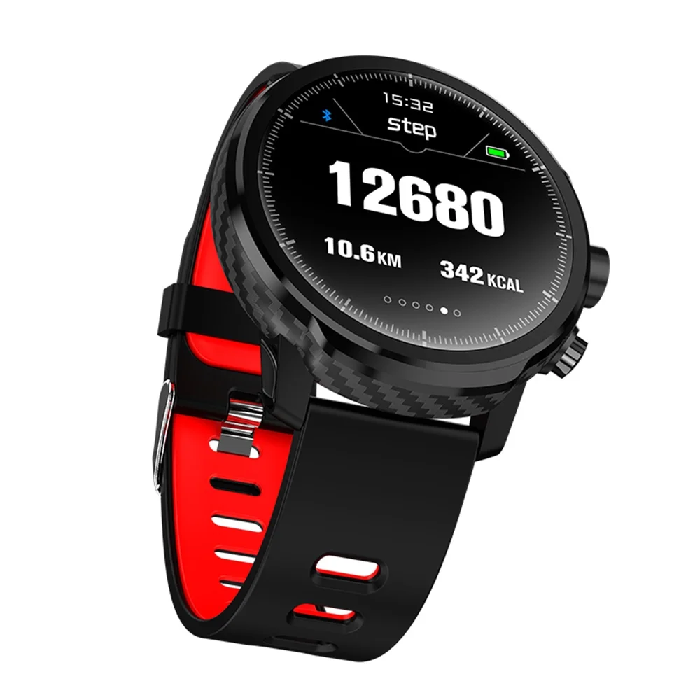 L5 Смарт-часы мужские IP68 водонепроницаемые Reloj Hombre Mode SmartWatch С ECG PPG кровяное давление пульсометр спортивные часы - Цвет: Red