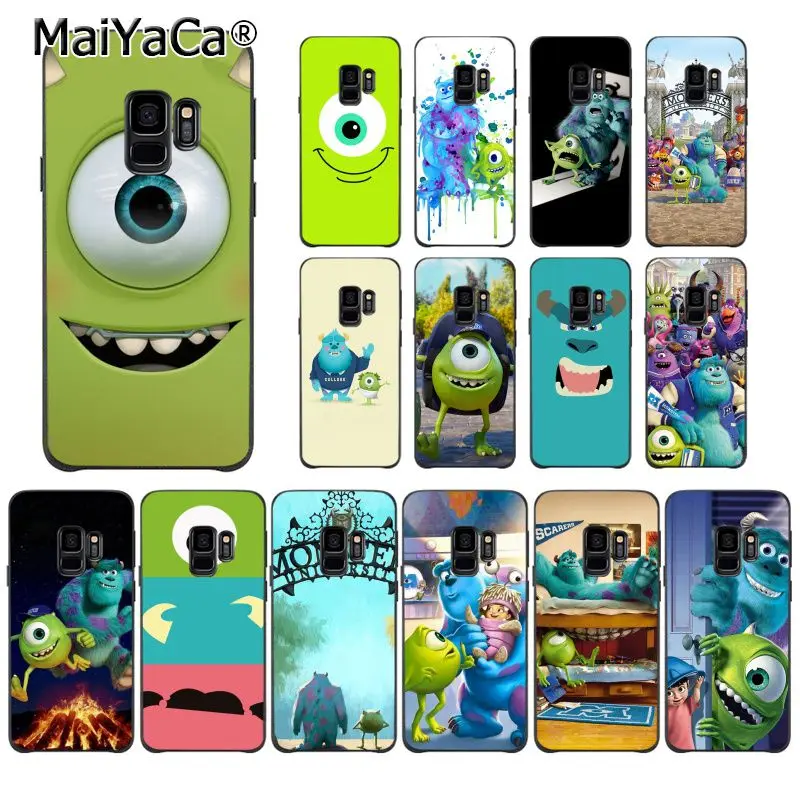 

MaiYaCa Cute Monsters Sulley University Tiger Phone Case for Samsung Galaxy S7 S6 S10Plus S10lite S10E S9 S8 plus M10