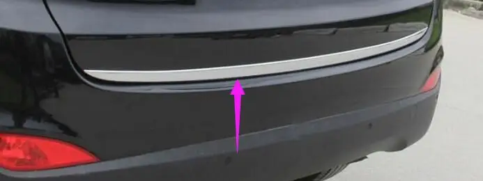 

2010-2016 For Hyundai ix35 Door Sticker Stainless Steel Tail door trim Car Styling Accessories