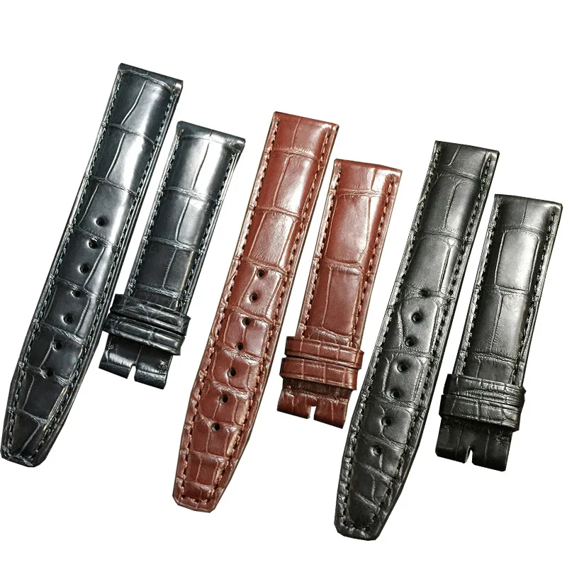 

For International IWC Waves Series crocodile skin strap spot accepted 1:1 custom real crocodile skin