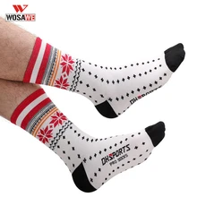 WOSAWE носки для велоспорта мото спортивные носки Снежинка Тотем мотокросса баскетбольные Компрессионные гольфы для бега носки гоночные мужские и женские