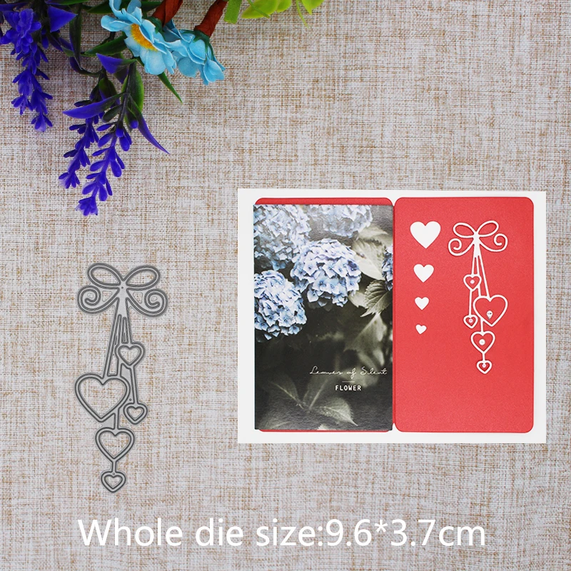 

2019 New Arrival Beautiful Heart Frame Cutting Dies Stencil DIY Scrapbooking Embossing Photo Album Decor Template Craft 96x37mm