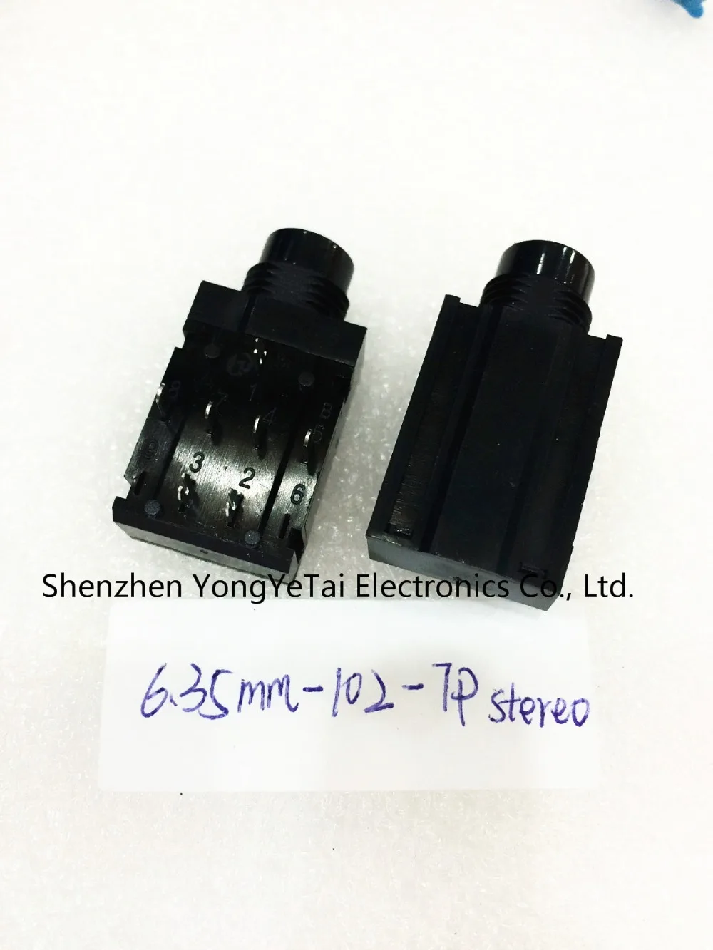 

6.5MM stereo socket 6.35-102-7P two-channel socket microphone socket headphone jack free shipping
