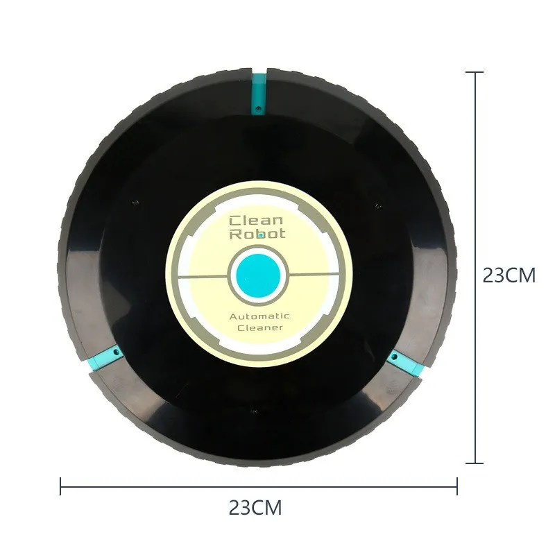 Бытовой автоматический подметальный робот Электрический дом Швабра машина ручной толчок углов уборки пыли(прибл. 23 см x 23 см x 6 см