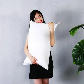 

Star hotel soft pillow white pillow travel pillow cervical long pillow 48*74cm Microfiber Neck pillow Comfortable sleep bedding