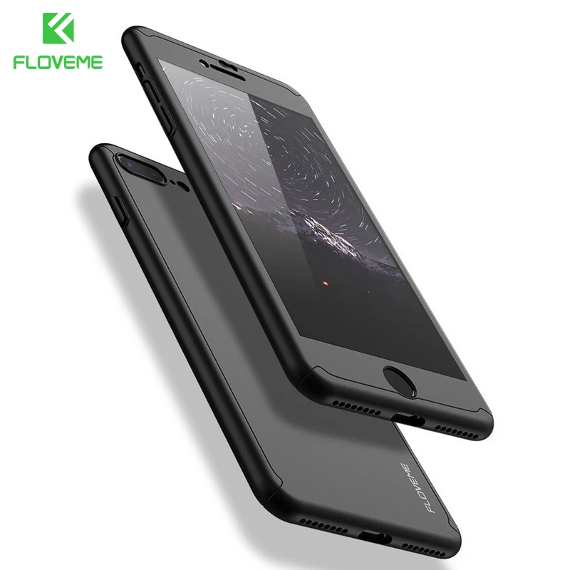 Чехол для телефона FLOVEME 360 с полной защитой iPhone 5S 5 SE Бесплатная крышка из