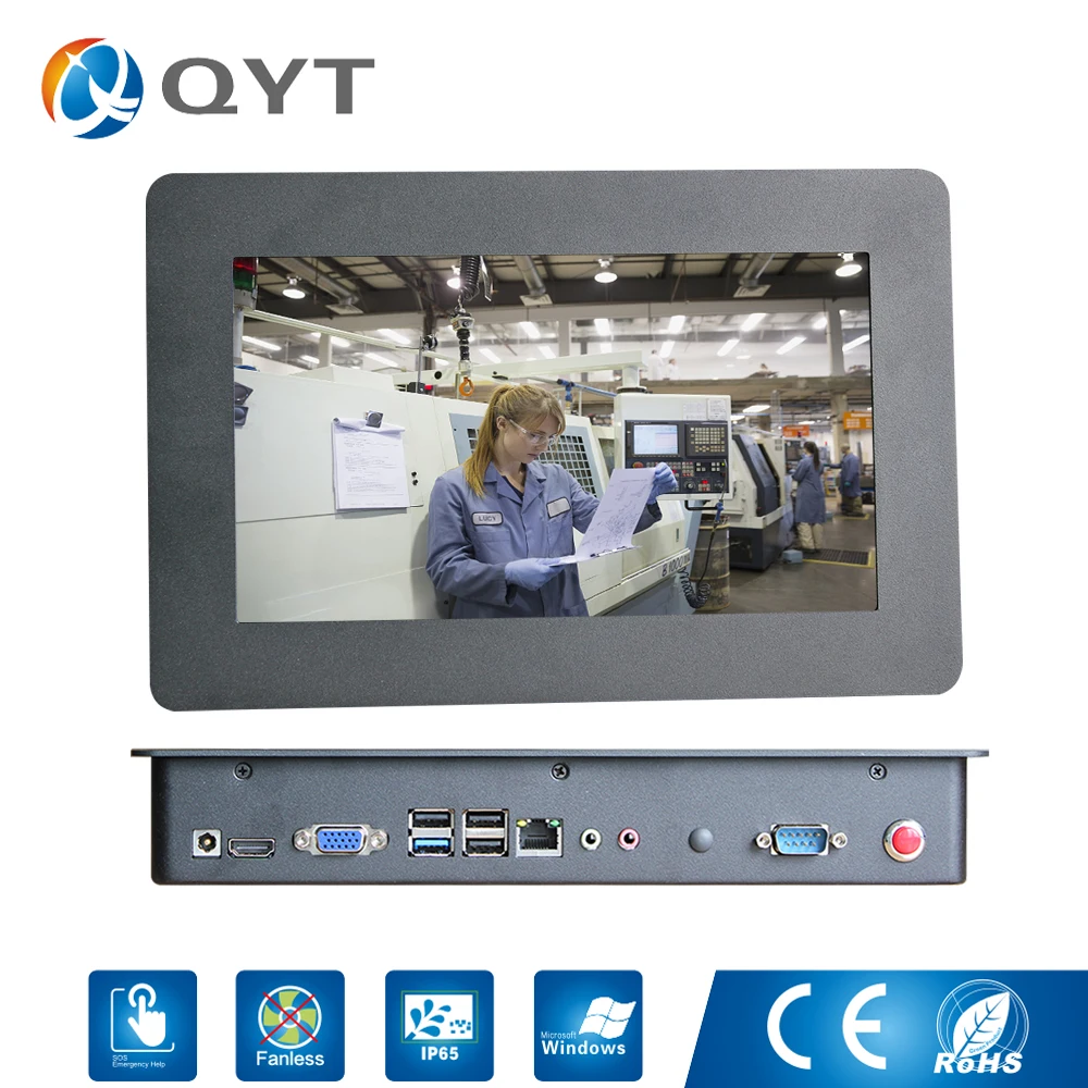 Ubuntu Operation System Rack mounted Fanless Mini Pc With