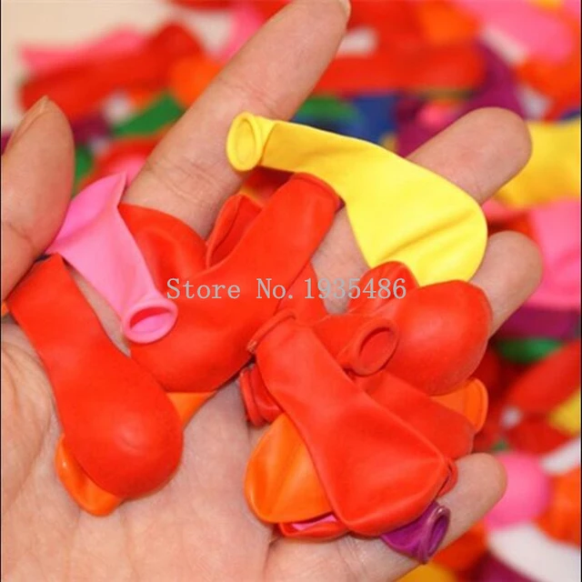 Min.order is 200 pcs/lot Imported heart balloon gridding use 5 inches  circle latex balloon decoration small balloon - AliExpress