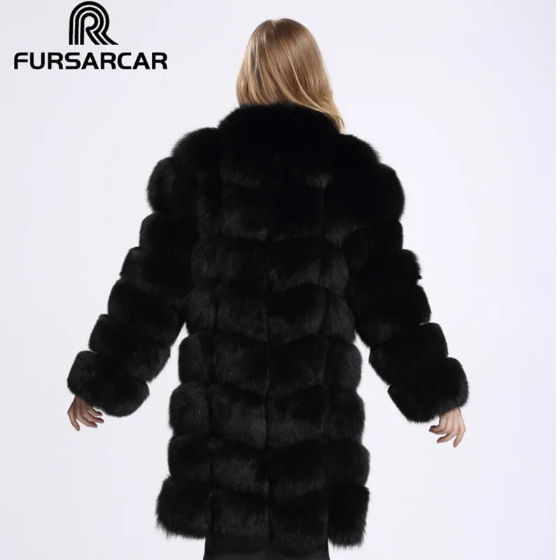 8xl Mode Manteau sable black Col Mandarin Complet Fourrure Manches Renard C116 Taille 2017 Réel Coffee De S 4 Couleurs Longue Bleu Matériel Pelt Modèle natural Pleine 0xwdRqg