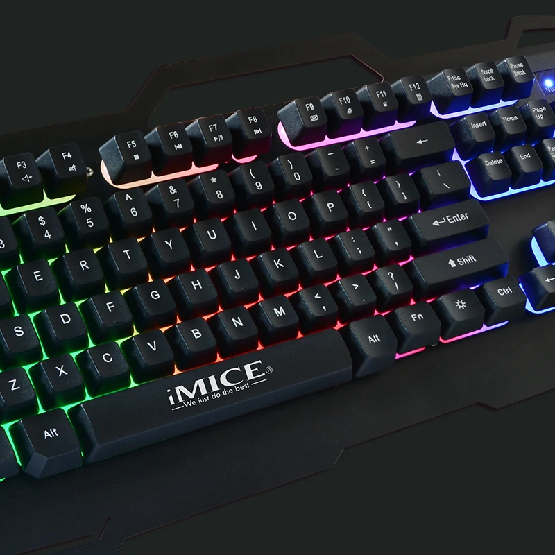 IMice Gaming Toetsenbord Bedrade USB Gamer Toetsenborden 104 Toetsen ... IMice Gaming Toetsenbord Bedrade USB Gamer Toetsenborden 104 Toetsen ...