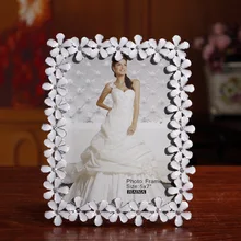 Узорчатая белая кружевная фоторамка 7 дюймов, свадебные подарки оптом