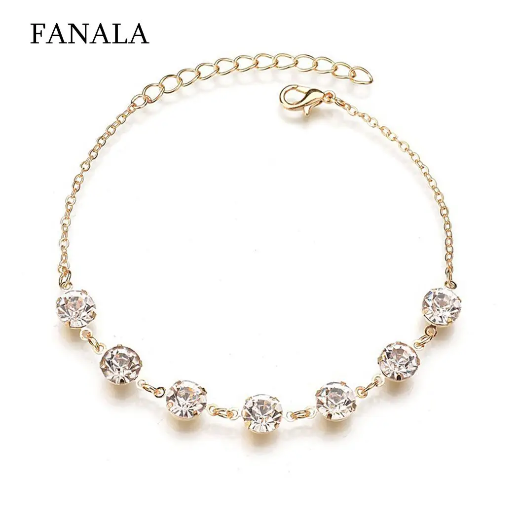 

Charm New Women Rhinestone Ankle Chain Barefoot Jewelry Beach Anklet