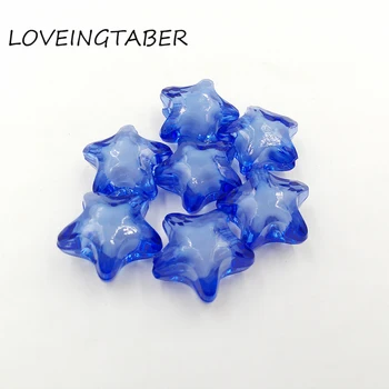 

( Choose Size First ) 12mm/16mm/20mm Royalblue Acrylic Star Beads In Beads