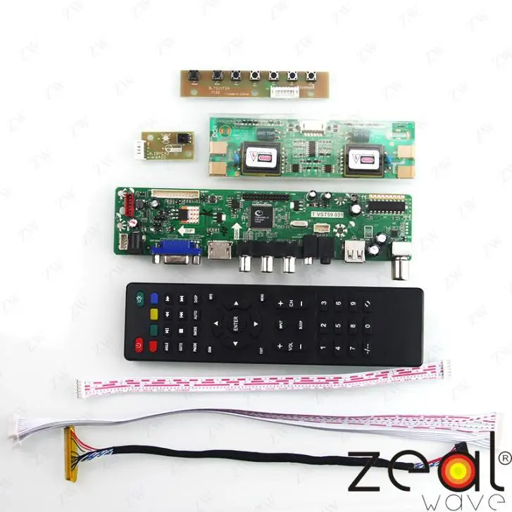 

TV HDMI VGA USB CVBS RF LCD Controller Board For 19"INCH LTM190M2-L31 1440*900