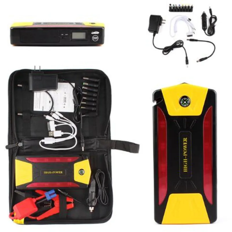 

82800mAh 4USB High Power Car Battery Charger Starting Car Jump Starter Booster Power Bank Tool Kit for Auto Starting Device