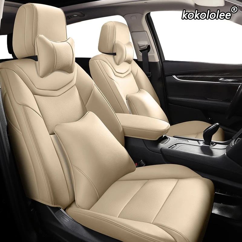 

kokololee Custom Leather car seat cover For NISSAN Patrol Sunny QUEST Terra Navara NV200 Paladin KICKS MAXIMA Murano LANNIA auto