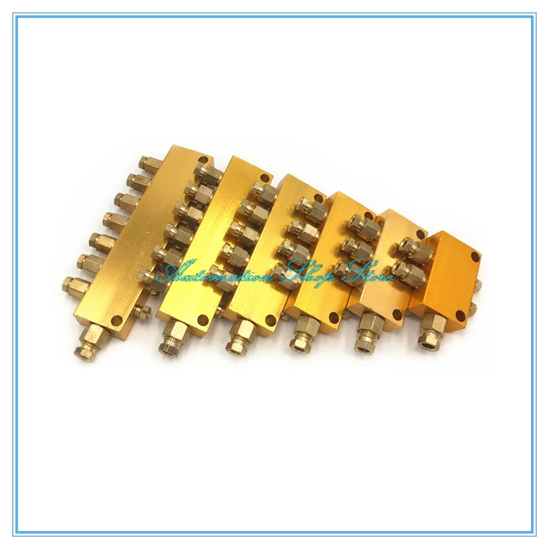 

B Type Adjustable oil separator Tubing divider TK type resist oil separation Drain valve oil circuit Lubricating oil block