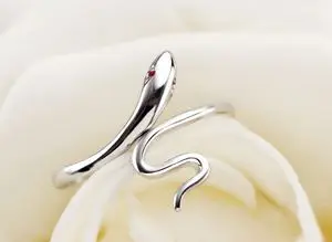 1Pc Adjustable Snake Rings Women Fashion Jewelry Lady Ring Finger Opening Novelty Rings Women Elegant Gifts