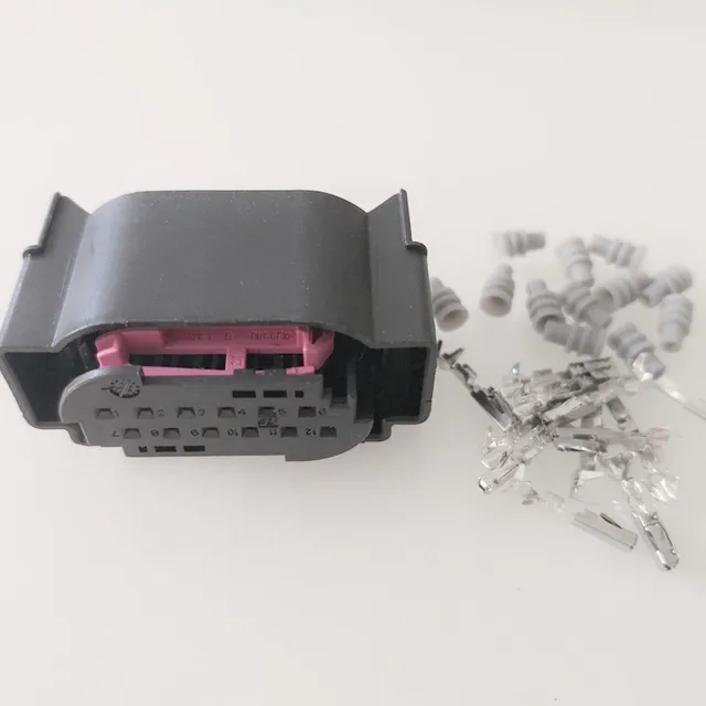 TE 12 Pin/Way Lane Assist LCA Connector Plug For VAG Volkswagen Audi Porsche 4E0 972 713 4E0972713 1534151-1 1534152-1
