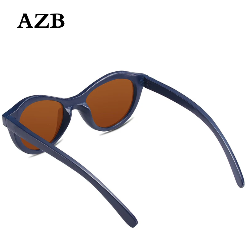 Детские поляризованные солнцезащитные очки AZB винтажные в бамбуковой оправе с