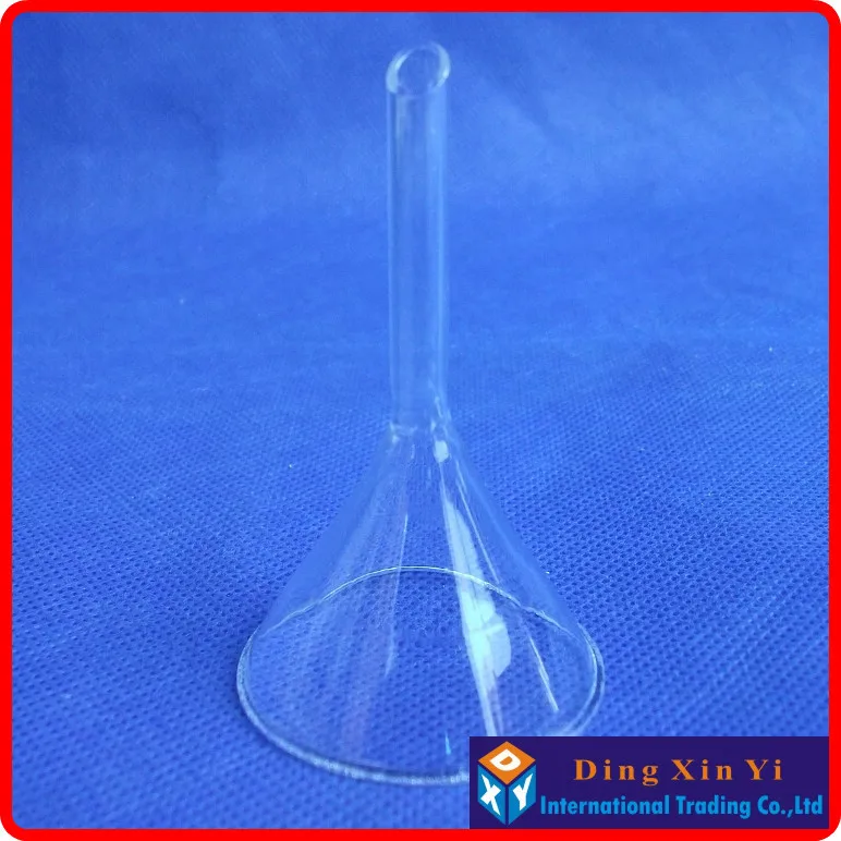 (8 pieces/lot) 40mm funnel,Laboratory glass triangle funnel,Diameter of 40 mm