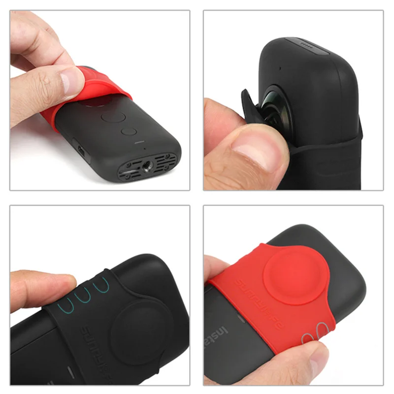 

Insta 360 Camera Lens Protection Silicone Case Waterproof Scratch Selfie Shooting Accessories for Insta360 One X Camera