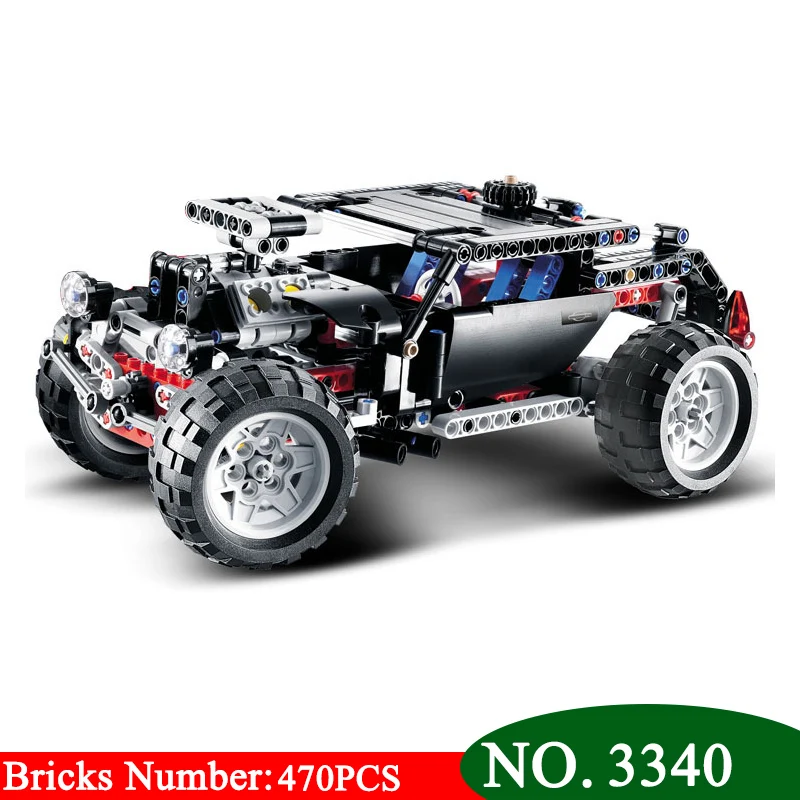 

3340 Transport Hummer SUV Racing Car 470PCS 3D Construction Plastic Model Building Blocks Set Bricks toys