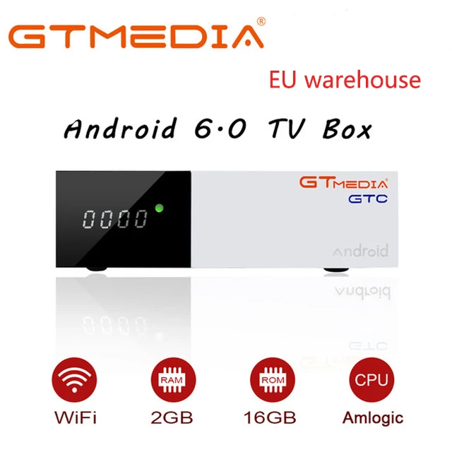 

Freesat/GTmedia GTC Satellite Receiver DVB-S2/T2/Cable ISDBT android 6.0 2GB 16GB +1 Year IPTV/cccam decoder PK X96MIMI TV BOX
