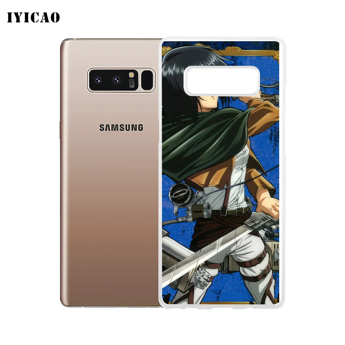 IYICAO Attack On Titan Mikasa Ackerman Мягкий силиконовый чехол для телефона Samsung A5 A6 Plus A7 A8 A9 J3 J5 J7