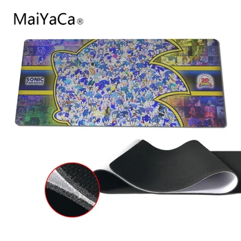 

MaiYaCa Sonic BIG SIZE 300*600*2MM Rubber Game Mouse Pad Laptop Computer Mat Large Mat Anti-Slip Best Choice Mouse Pad