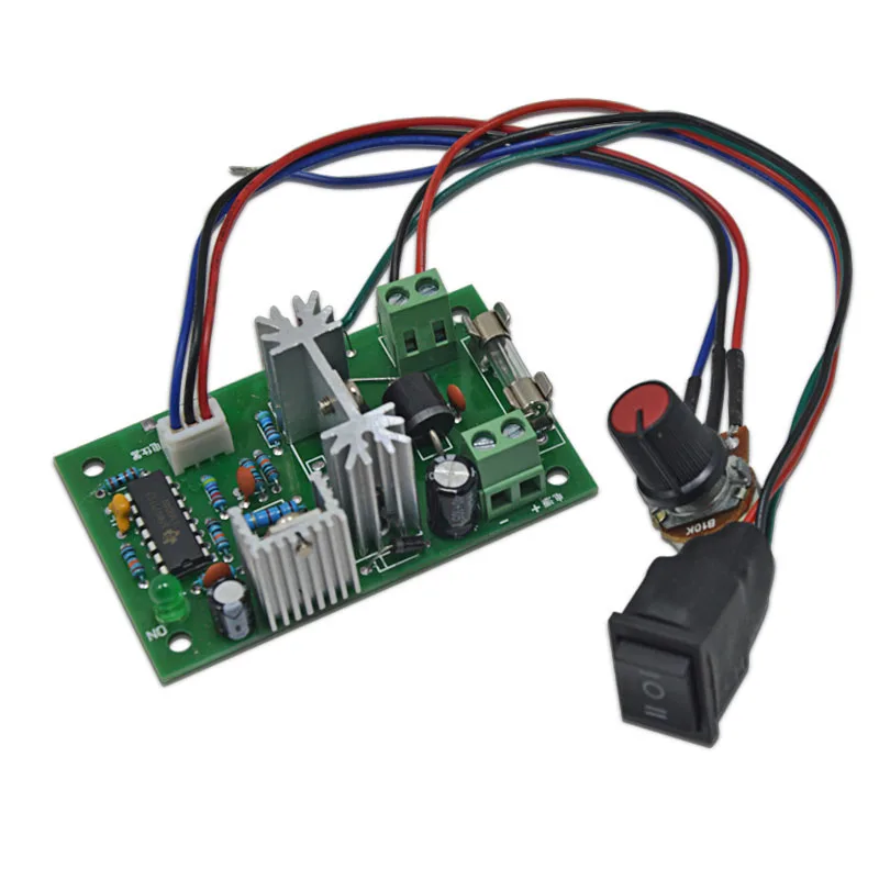 

DC speed control board, 12V/24V motor speed controller, PWM control module CW/CCW, stepless speed controller