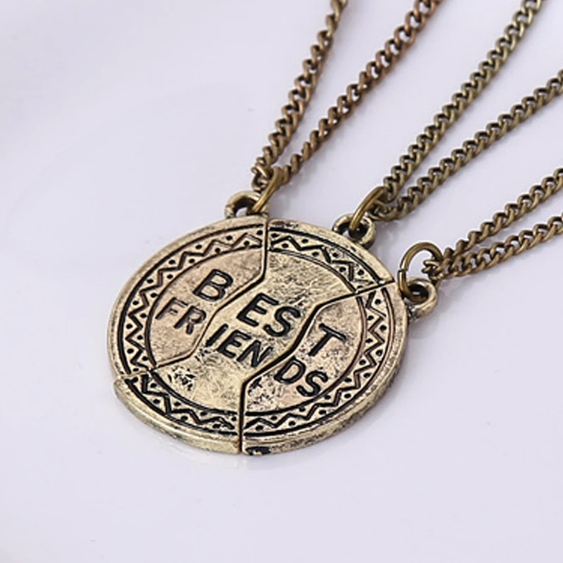 Retro Creative Round Bff Necklaces For 