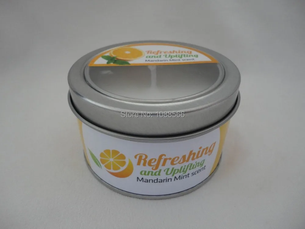 Travel tin candle essential oil fragrance incense romantic gift | Дом и сад