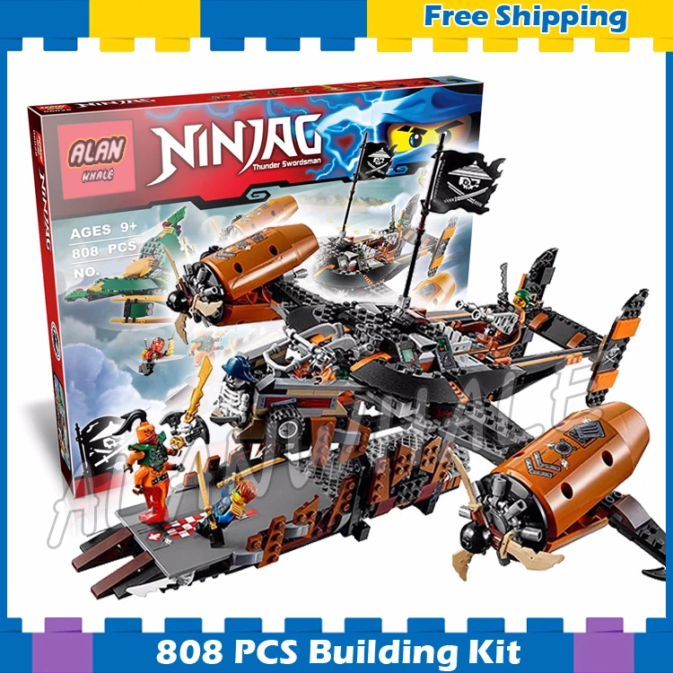 

757pcs Bela Ninja Misfortunes Keep 10462 Building Blocks Jay Lloyd Toys Compatible With