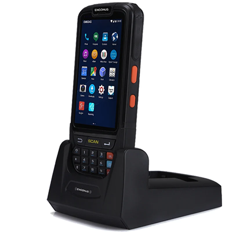 

pda android7 IOS laser light scanner 2018 new 1d 2d barcode scanner data collector wireless rugged pda waterproof shockproof