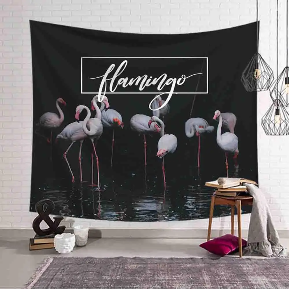 Pink Flamingo Tapestry 2