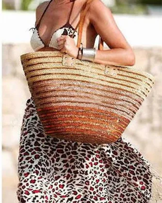 New Hot Women Straw Handbags Summer Woven Beach Shoulder Totes New Hot Women Straw Handbags Summer Woven Beach Shoulder Totes Fashion Ping Handbag Bags Travelling Purse In Top Handle From Luggage