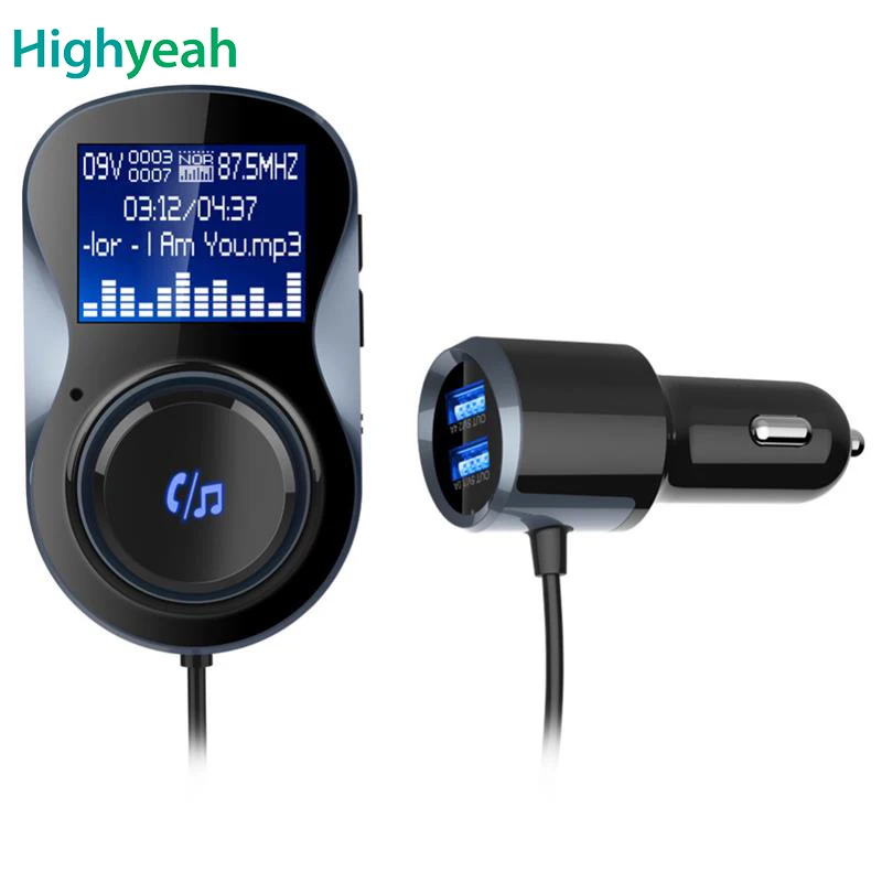 Bluetooth автомобильное зарядное устройство Hands free FM модулятор Автомобильный MP3 плеер