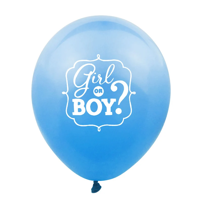 12Inch Pink Blue Boy Or Girl Latex Balloons Baby Shower Party Decoration Gender Reveal Party Balloon Baby Birthday Supplies