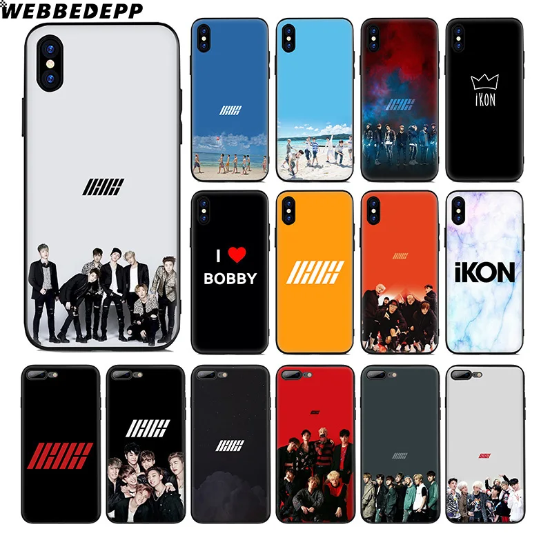 Мягкий силиконовый чехол WEBBEDEPP Ikon Bands для Apple iPhone 11 Pro Xr Xs Max X или 10 8 7 6 6S Plus 5 5S SE TPU |